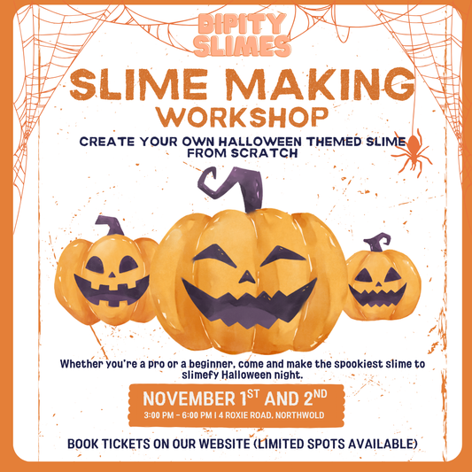 Halloween Slime Making Workshop 1st & 2nd November
